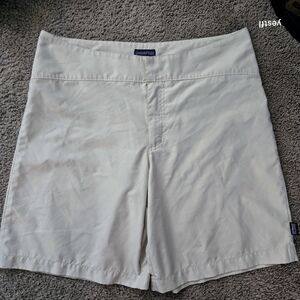Patagonia cream shorts 10